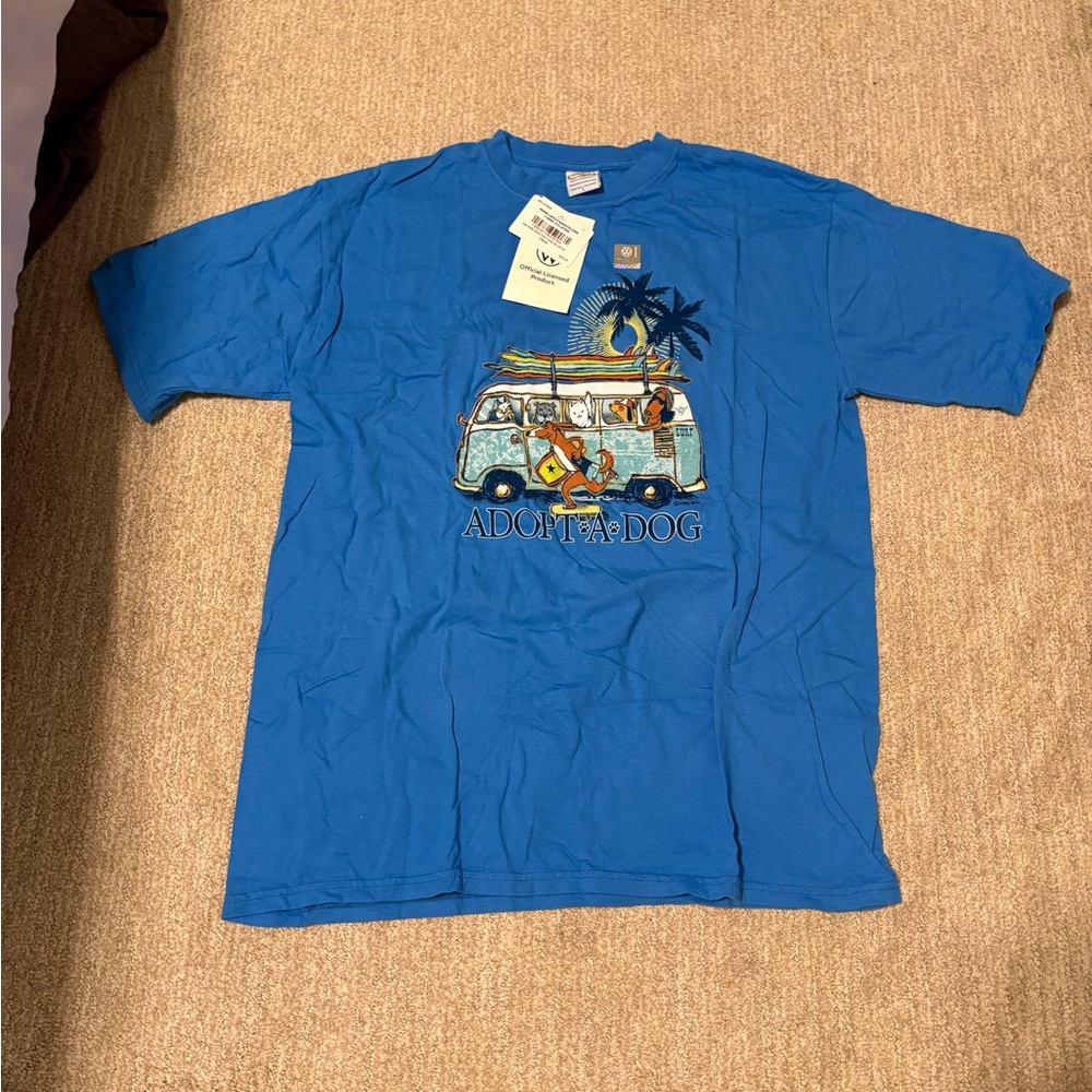 Blue Graphic Short Sleeve Tee